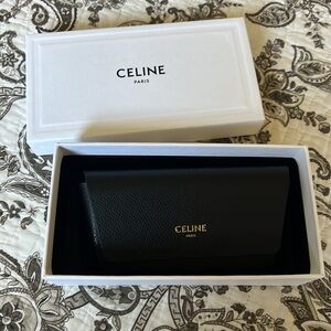 Celine Paris black eyeglass case and box